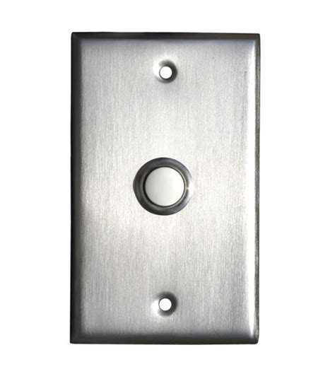 metal wallplate for house bell|Metal Doorbell Cover Plate .